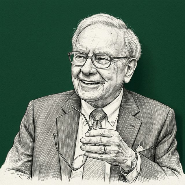 Warren Buffett Sketch 2