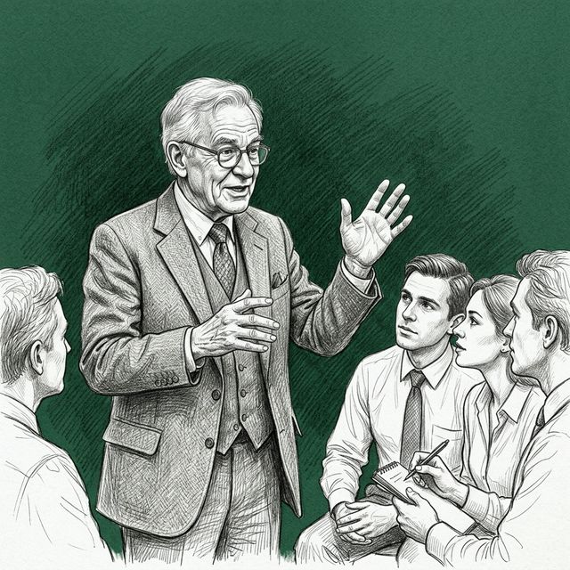 Warren Buffett Sketch 3